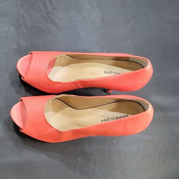 BRAND NEW SONHODOSPES PEEP-TOE PUMPS - Picture 7 of 16